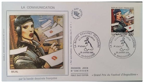 Enveloppe premier jour année 1988