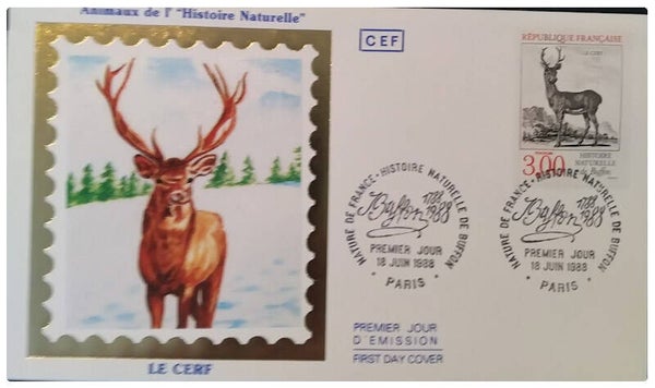 Enveloppe premier jour année 1988