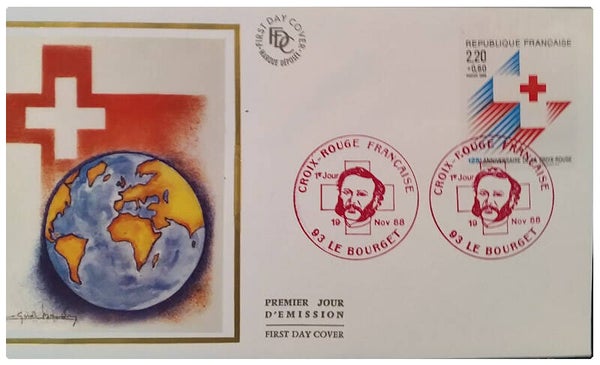Enveloppe premier jour année 1988