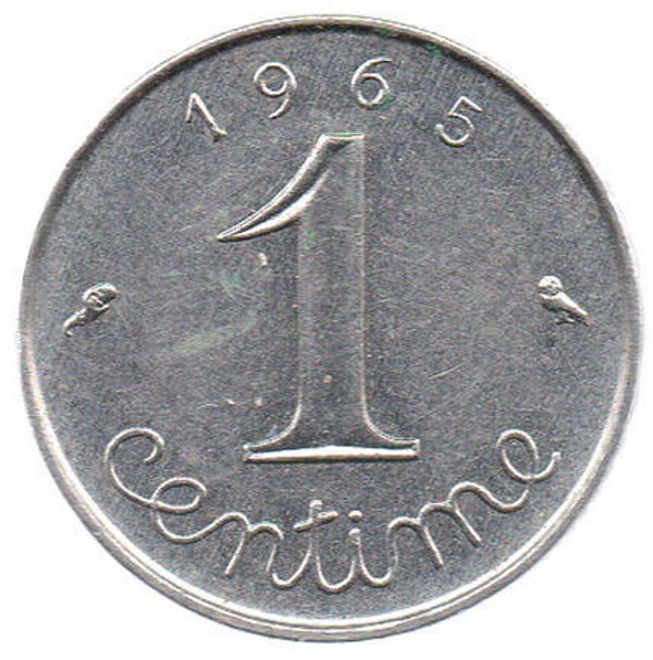 1 centimes année 1965
