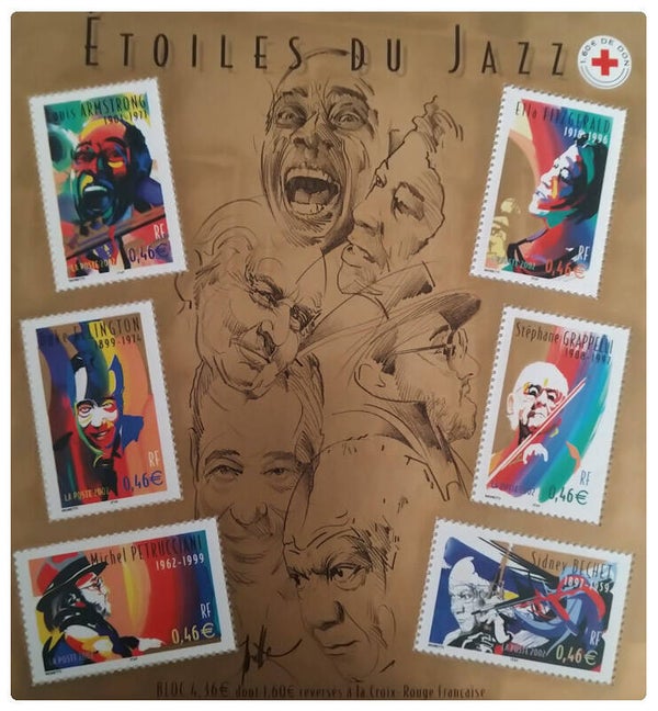 Timbre Blocs de France numéro 50 ●