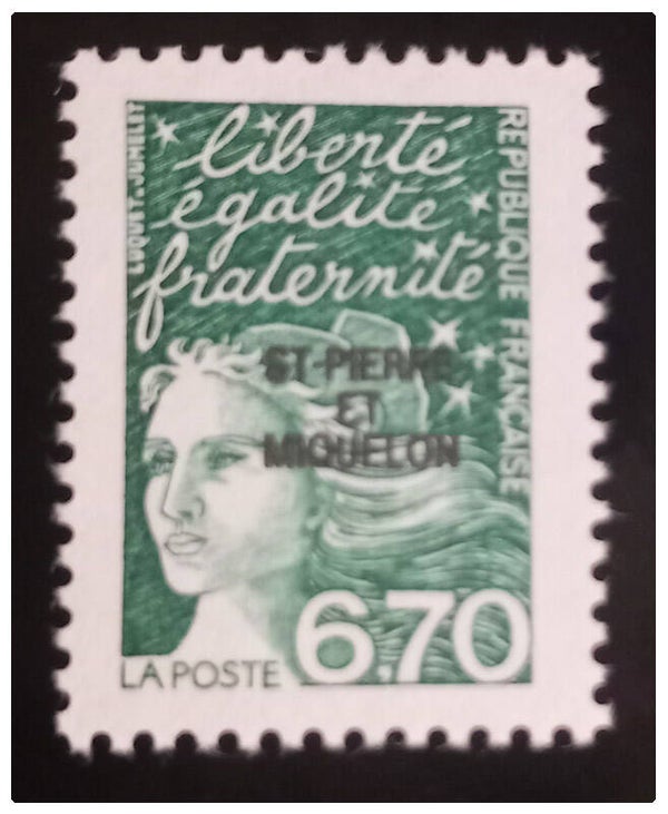 Timbre de Saint Pierre et Miquelon neuf numéro 668 ●