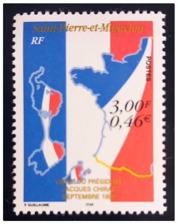 Timbre de Saint Pierre et Miquelon neuf numéro 703 ●