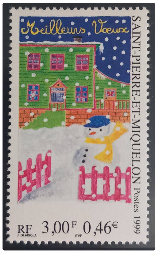 Timbre de Saint Pierre et Miquelon neuf numéro 705 ●