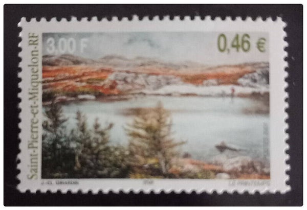 Timbre de Saint Pierre et Miquelon neuf numéro 745 ●