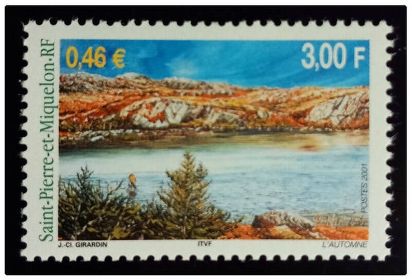 Timbre de Saint Pierre et Miquelon neuf numéro 754 ●