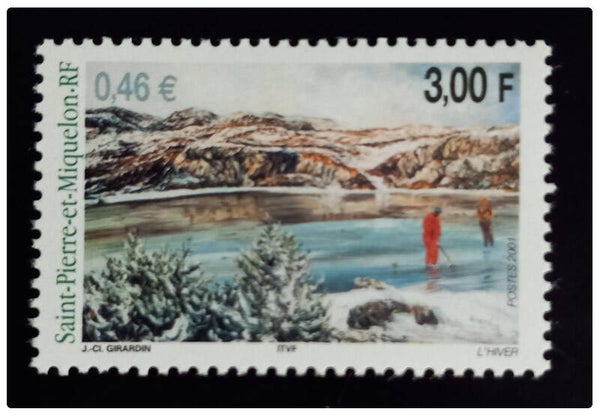 Timbre de Saint Pierre et Miquelon neuf numéro 755 ●
