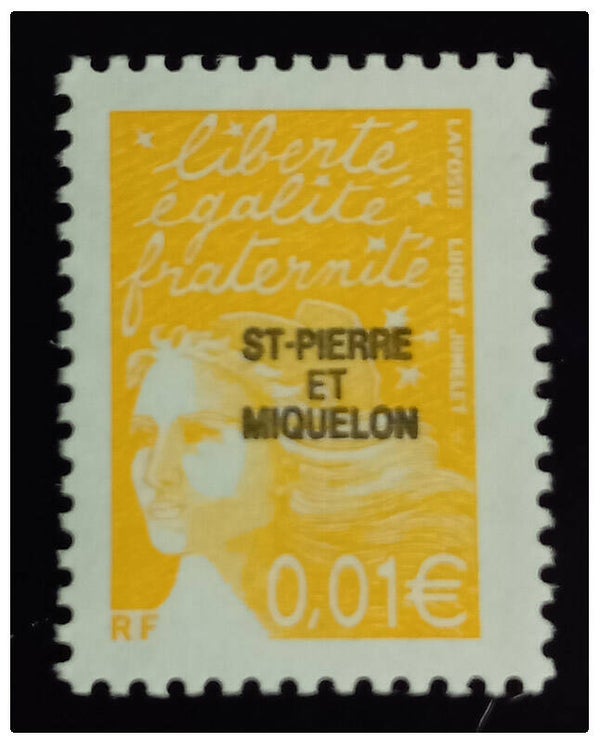 Timbre de Saint Pierre et Miquelon neuf numéro 758 ●