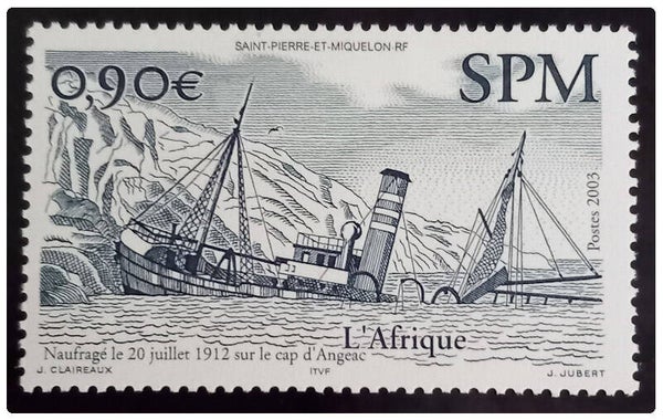 Timbre de Saint Pierre et Miquelon neuf numéro 806 ●