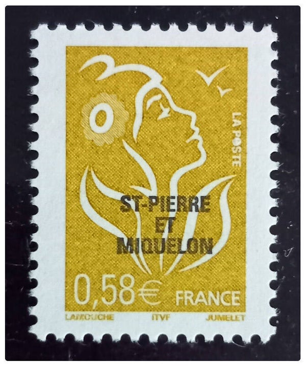 Timbre de Saint Pierre et Miquelon neuf numéro 833 ●