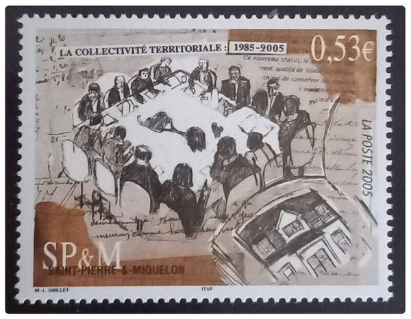 Timbre de Saint Pierre et Miquelon neuf numéro 858 ●