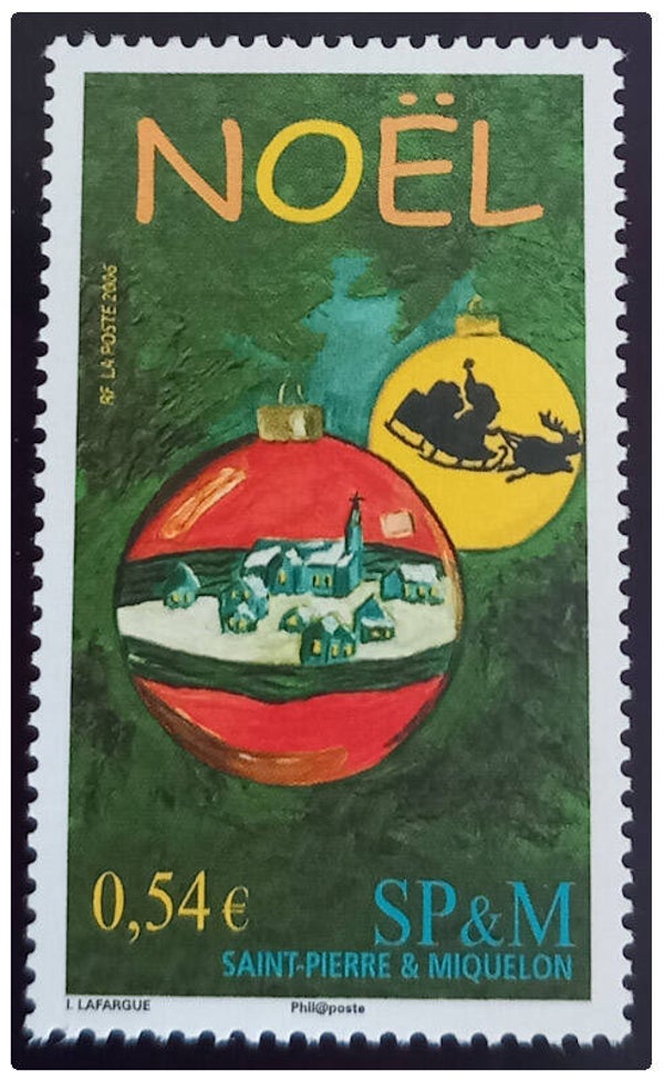 Timbre de Saint Pierre et Miquelon neuf numéro 881 ●