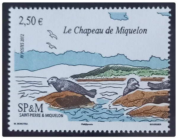 Timbre de Saint Pierre et Miquelon neuf numéro 1055 ●