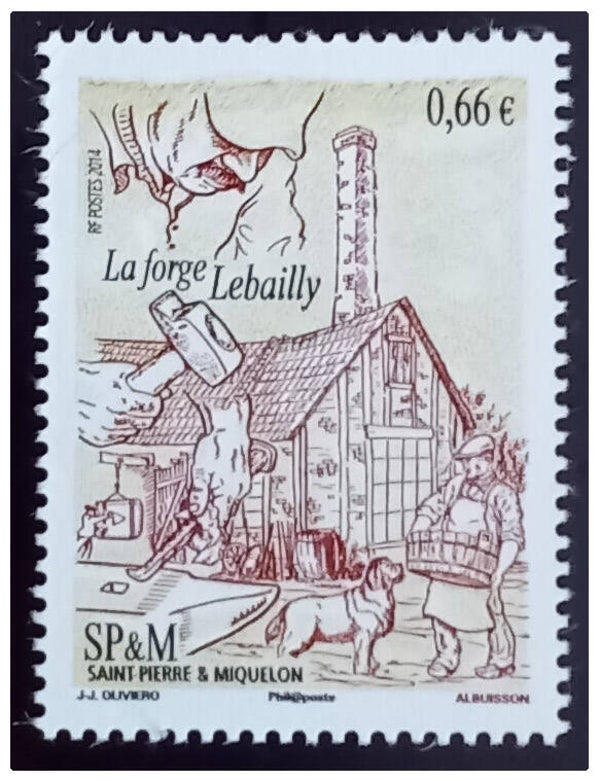 Timbre de Saint Pierre et Miquelon neuf numéro 1108 ●