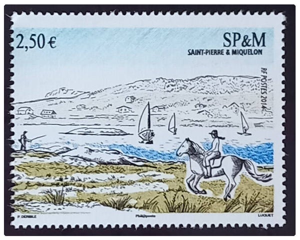 Timbre de Saint Pierre et Miquelon neuf numéro 1120 ●