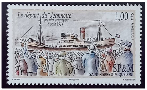 Timbre de Saint Pierre et Miquelon neuf numéro 1121 ●