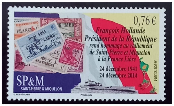 Timbre de Saint Pierre et Miquelon neuf numéro 1123 ●
