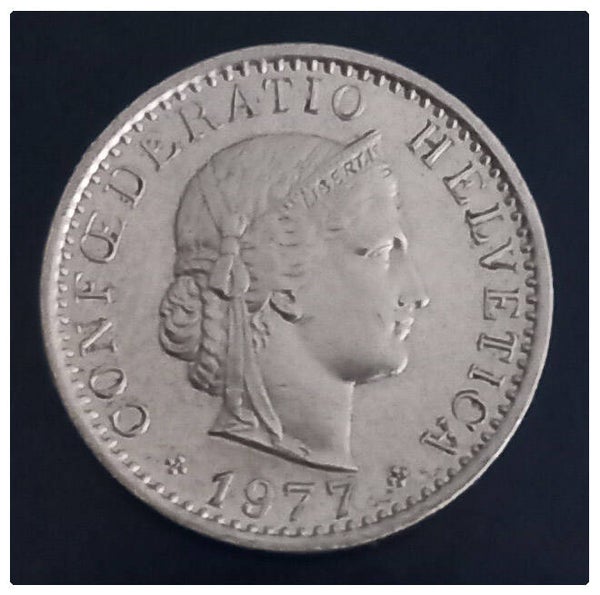 20 centimes suisse année 1977