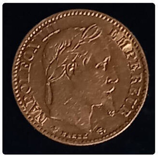 Monnaies 10 francs or Napoléon 3 année 1868A