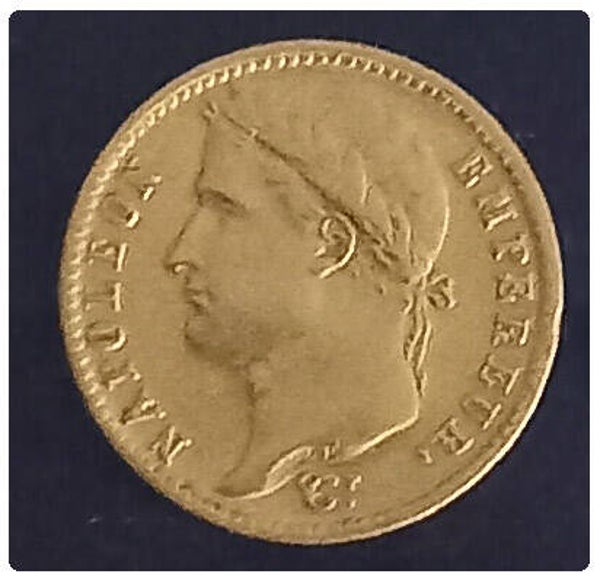 20 franc or Napoléon empereur année 1813A