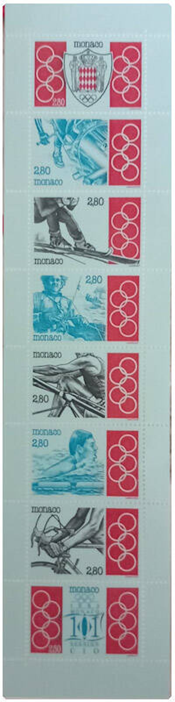 Timbre Carnet de Monaco neuf numéro 10 ●