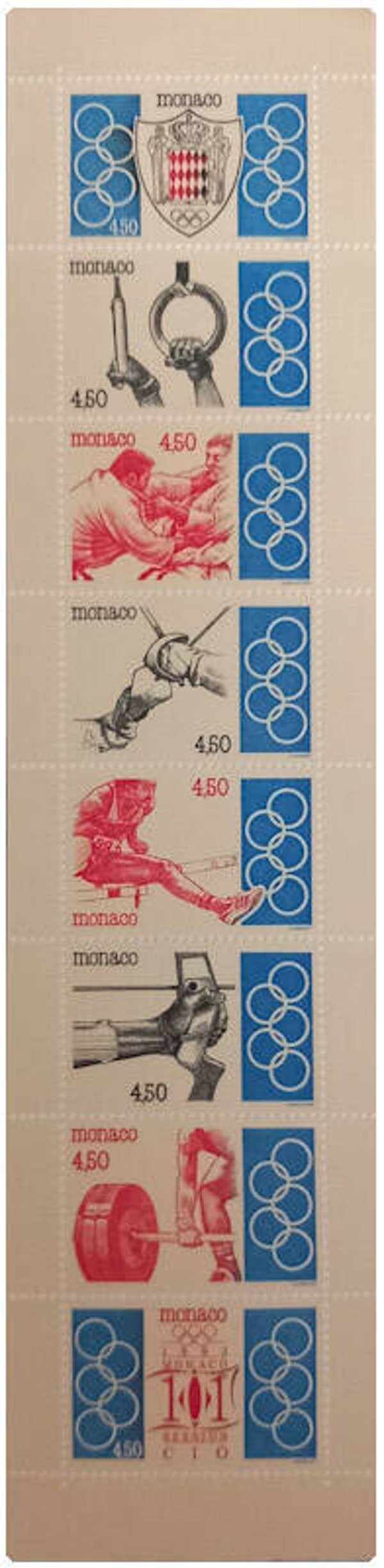 Timbre Carnet de Monaco neuf numéro 11 ●