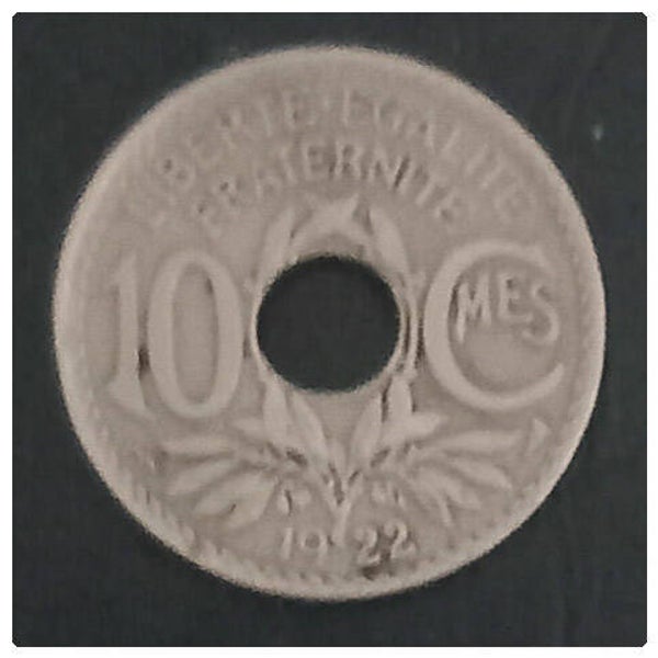10 centimes Lindauer année 1922
