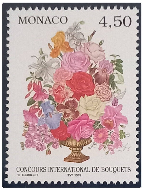 Timbre de Monaco neuf numéro 2187 ●