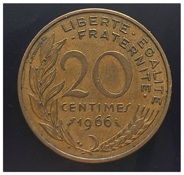 20 centime Marianne année 1966