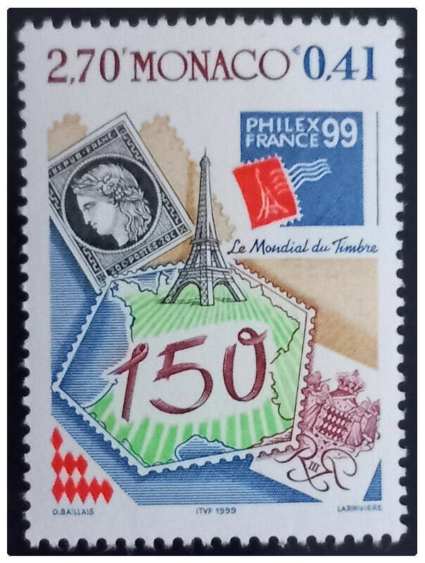 Timbre de Monaco neuf numéro 2207 ●