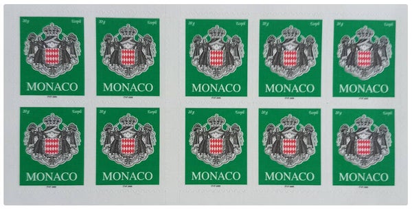 Timbre Carnet de Monaco neuf numéro 14 ●