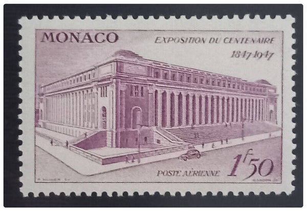 Timbre poste aérienne de Monaco neuf numéro 23 ●