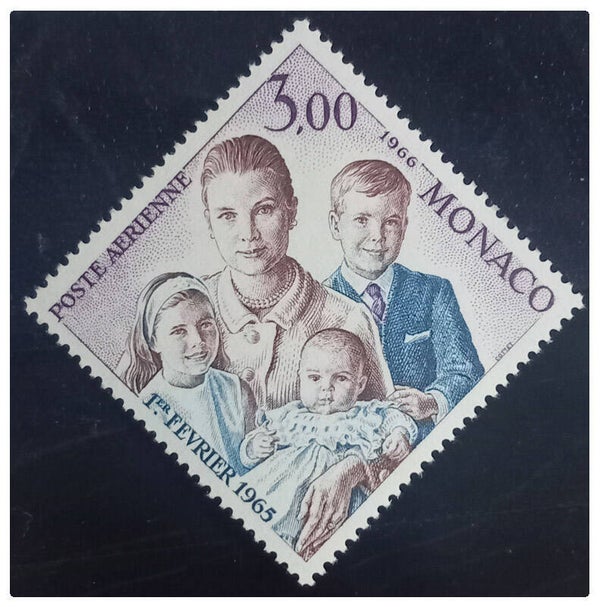 Timbre poste aérienne de Monaco neuf numéro 85 ●