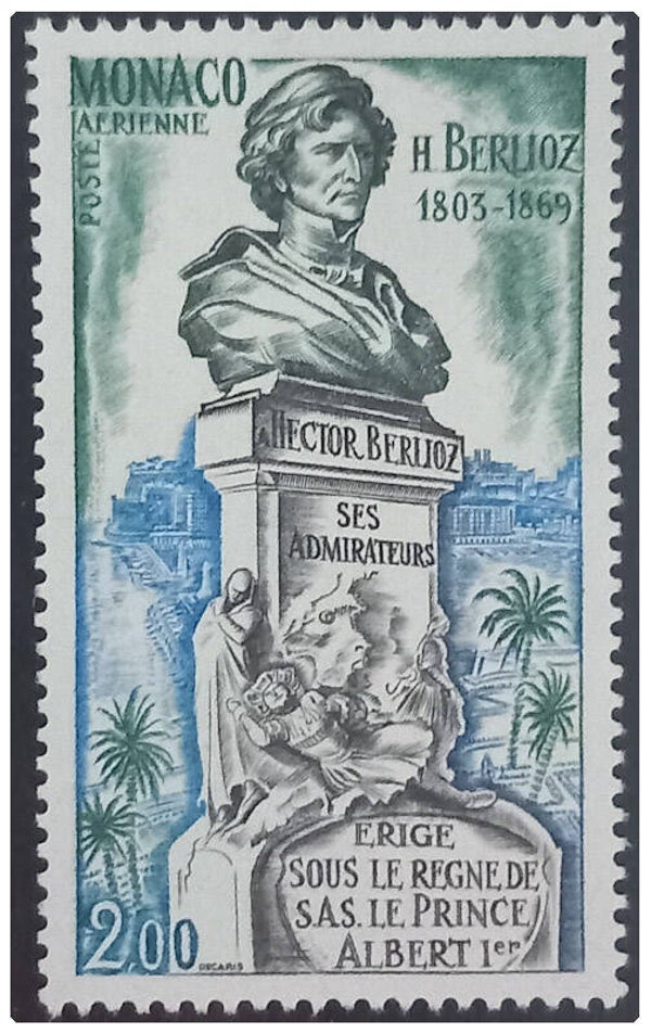 Timbre poste aérienne de Monaco neuf numéro 93 ●