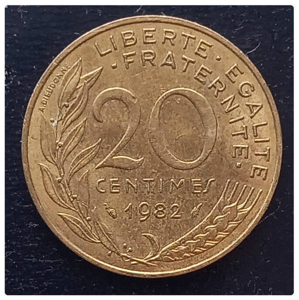 20 centimes Marianne année 1982