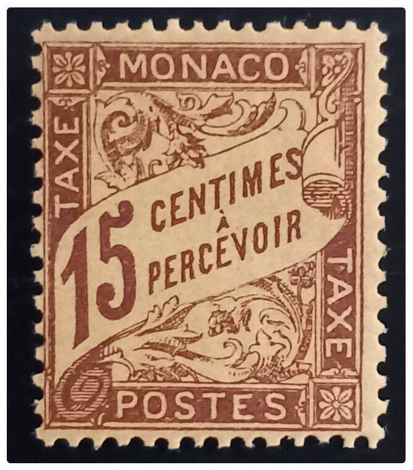 Timbre taxe de Monaco neuf numéro 5 ●