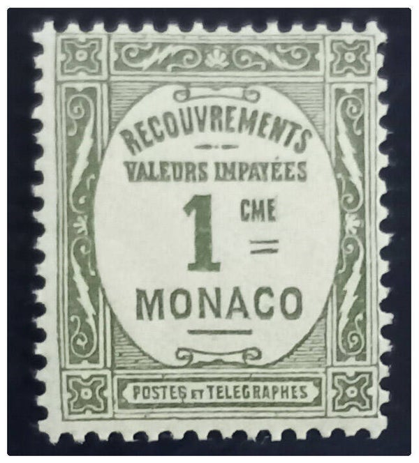 Timbre taxe de Monaco neuf numéro 13 ●