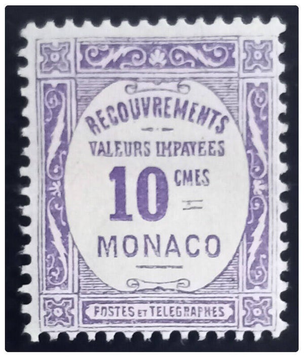 Timbre taxe de Monaco neuf numéro 14 ●