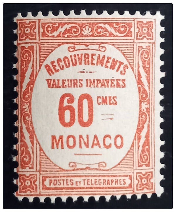 Timbre taxe de Monaco neuf numéro 16 ●