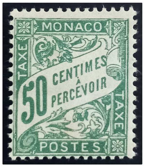 Timbre taxe de Monaco neuf numéro 20 ●