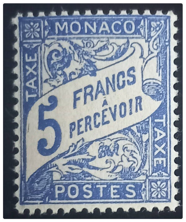 Timbre taxe de Monaco neuf numéro 26 ●