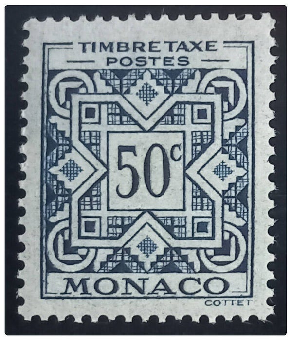 Timbre taxe de Monaco neuf numéro 31 ●