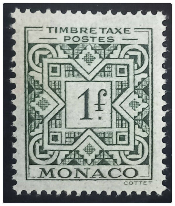 Timbre taxe de Monaco neuf numéro 32 ●