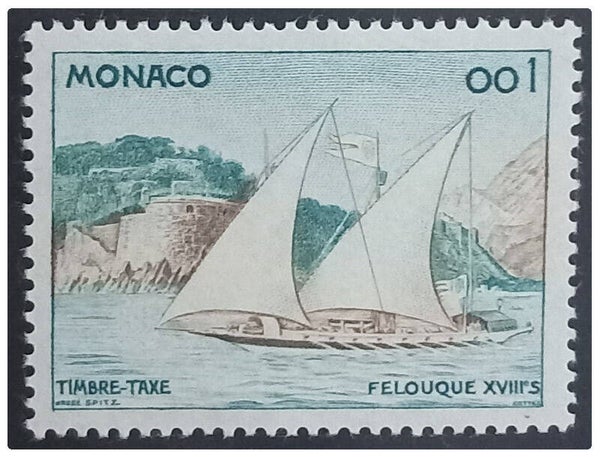 Timbre taxe de Monaco neuf numéro 56 ●