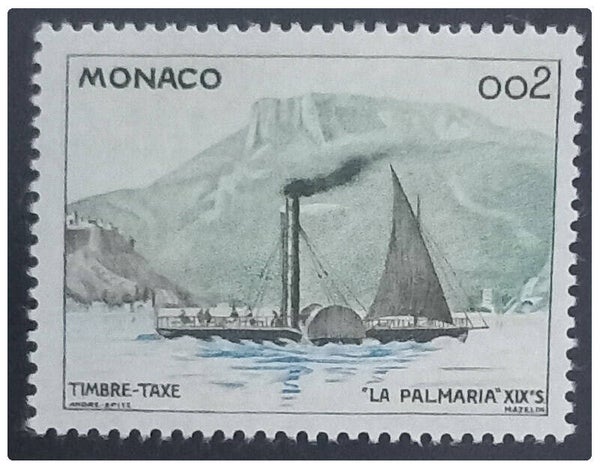 Timbre taxe de Monaco neuf numéro 57 ●