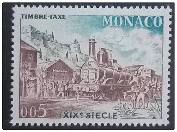 Timbre taxe de Monaco neuf numéro 58 ●