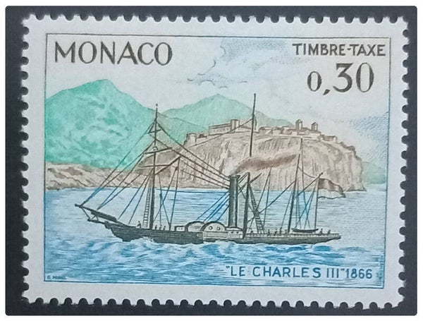 Timbre taxe de Monaco neuf numéro 60A ●