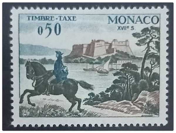 Timbre taxe de Monaco neuf numéro 61 ●