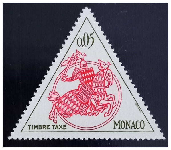 Timbre taxe de Monaco neuf numéro 63 ●