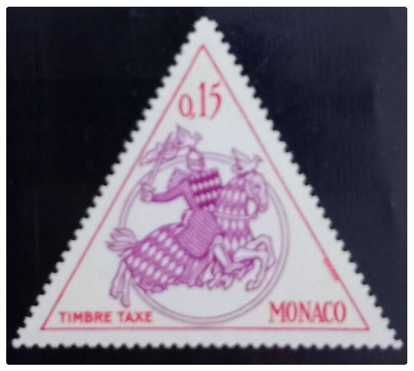 Timbre taxe de Monaco neuf numéro 65 ●